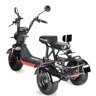 Трёхколесный электроскутер White Siberia Trike Mini Black