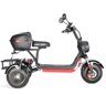 Трёхколесный электроскутер White Siberia Trike Mini Black