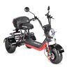 Трёхколесный электроскутер White Siberia Trike Mini Black